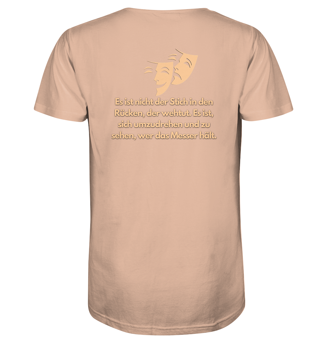 Das wahre Gesicht - T-Shirt, Bio-Baumwolle