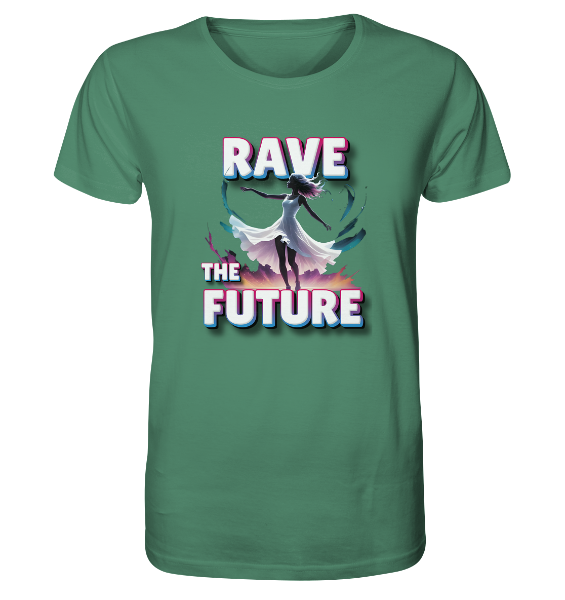 Rave the Future - T-Shirt, Bio-Baumwolle