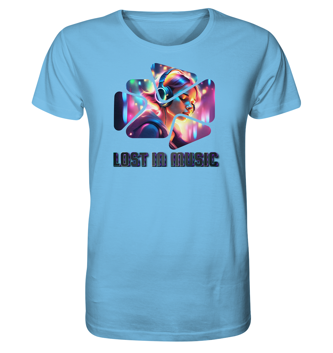 Lost in Music - T-Shirt, Bio-Baumwolle