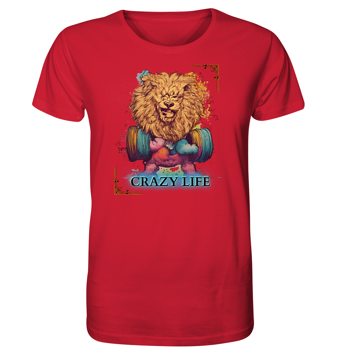 crazy life - Bio-Baumwoll T-Shirt