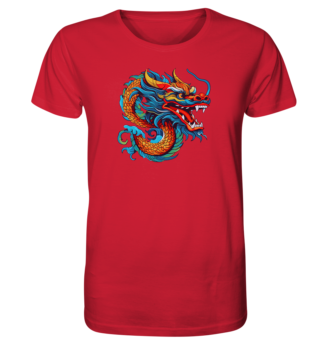 Himmelsdrache - T-Shirt, Bio-Baumwolle