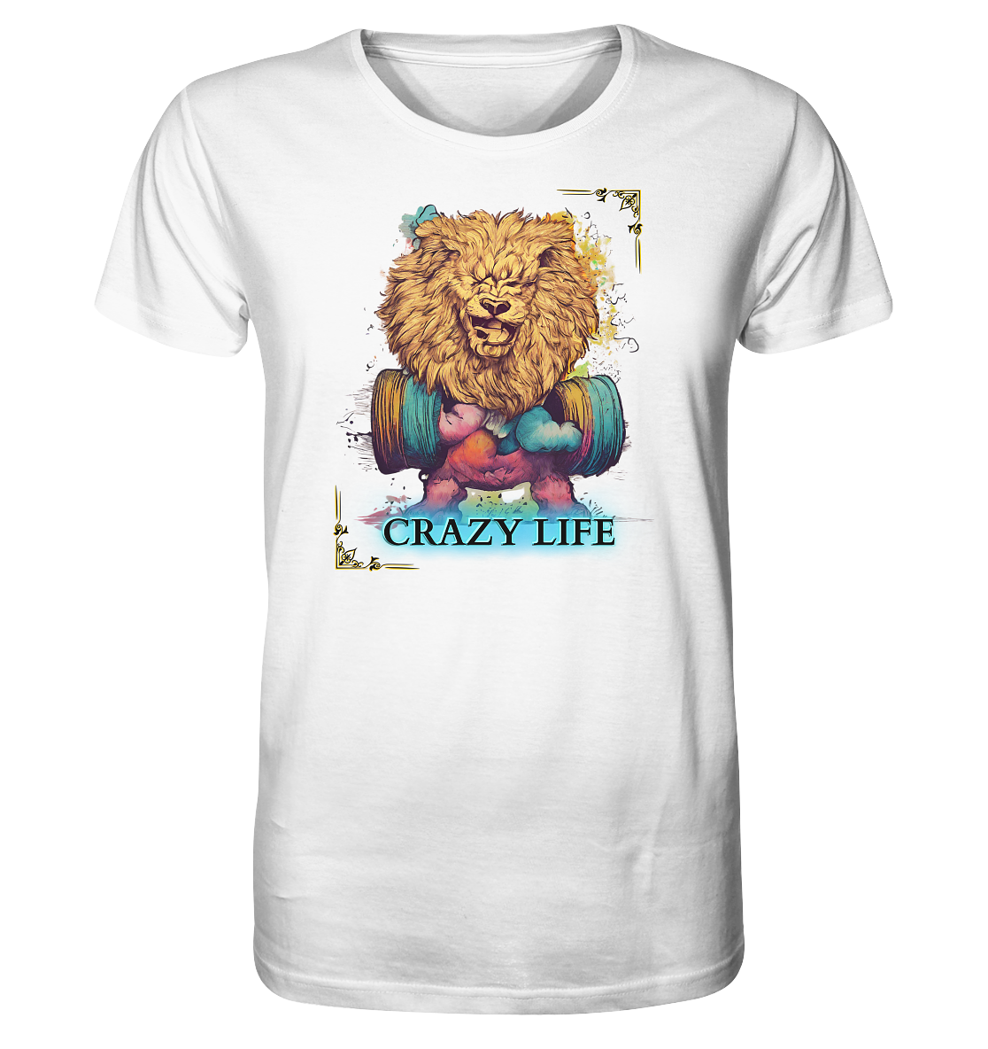 crazy life - Bio-Baumwoll T-Shirt