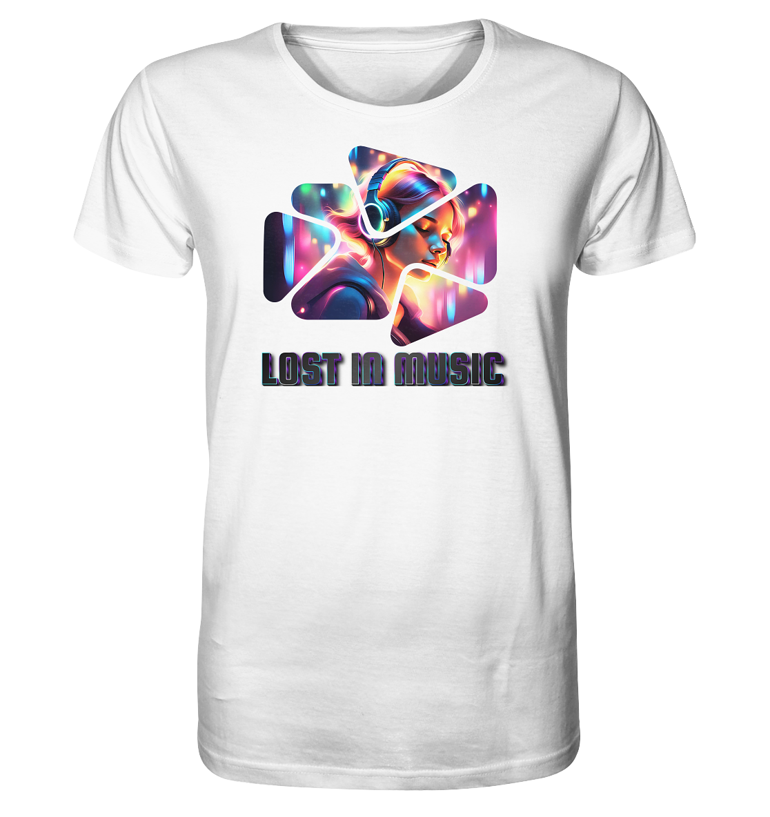 Lost in Music - T-Shirt, Bio-Baumwolle