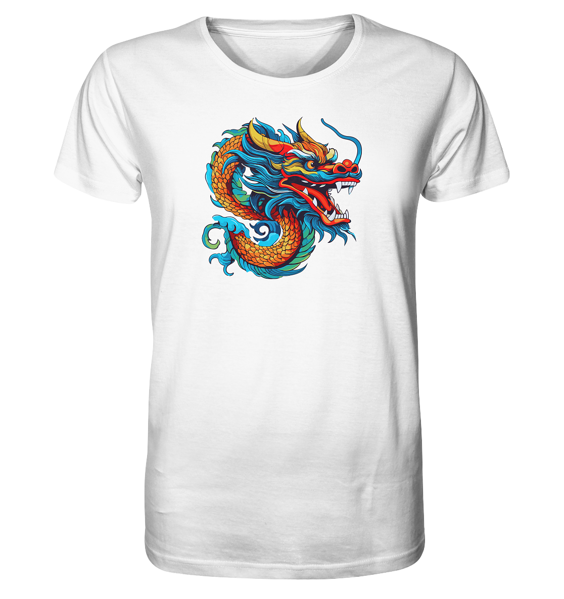 Himmelsdrache - T-Shirt, Bio-Baumwolle