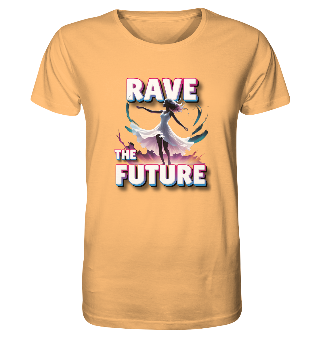 Rave the Future - T-Shirt, Bio-Baumwolle