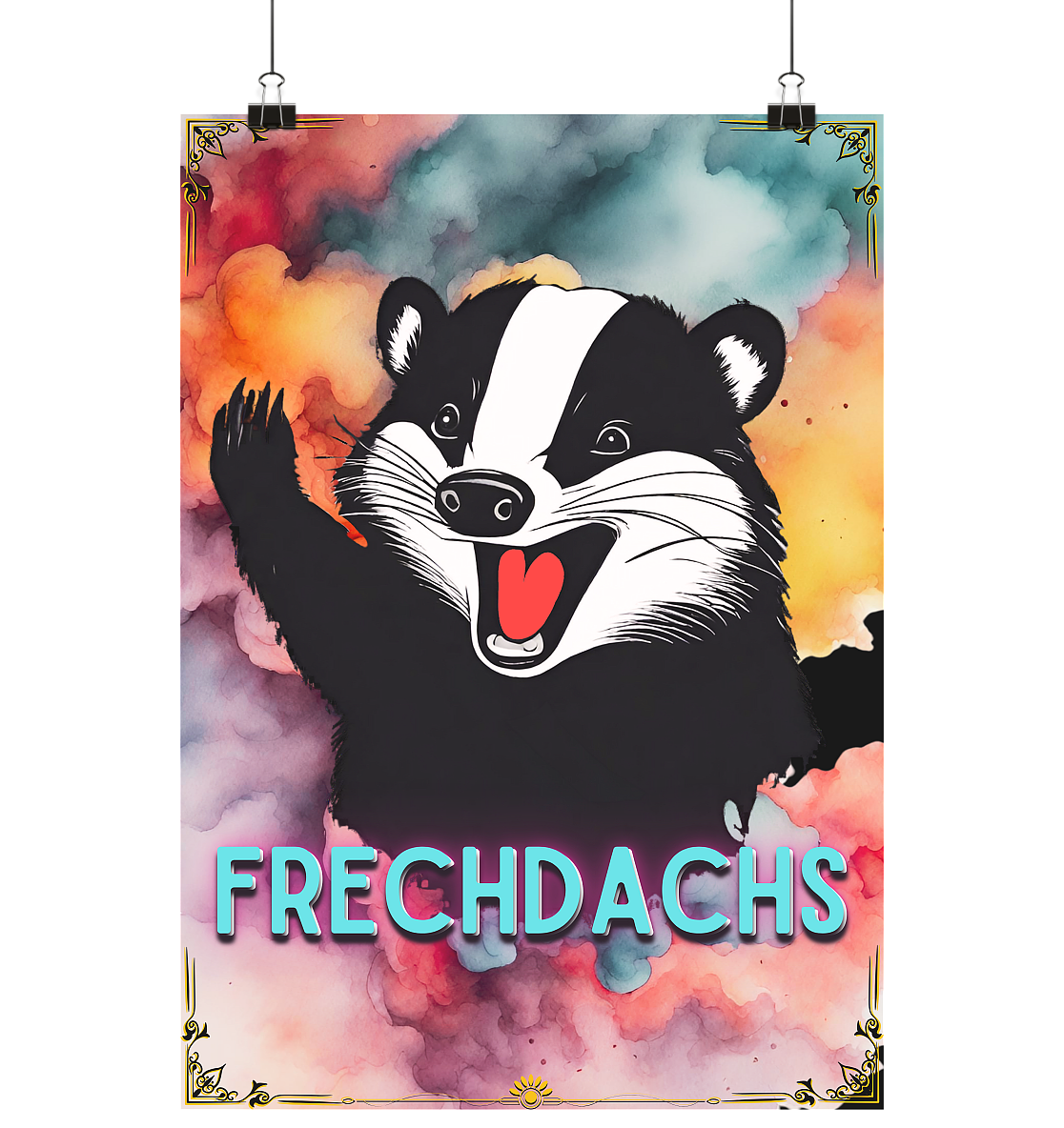 Frechdachs  - Poster (Hochformat)